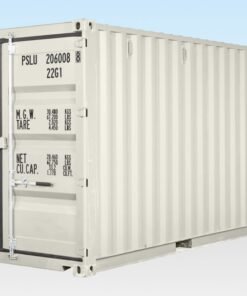 20FT SHIPPING CONTAINER (ONE TRIP) WHITE (RAL 9003)