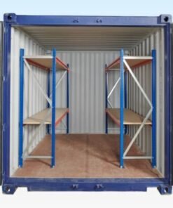 ADJUSTABLE, HEAVY DUTY TWO TIER CONTAINER RACKING (SINGLE BAY)
