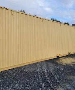 NEW ONE TRIP HIGH CUBE 40FT BEIGE SHIPPING CONTAINERS