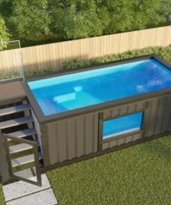 10ft standard shipping container pool