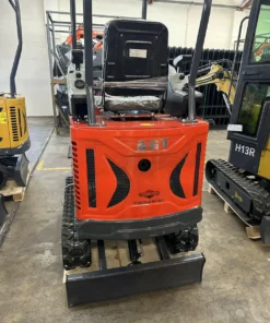 1 Ton, Upgraded Mini Excavator w/ Pilot Control & Swing Boom & Hydraulic Thumb | AGT-DM12X-C